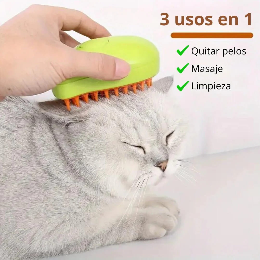 Cepillo de vapor 3 en 1 | PurrSteam®